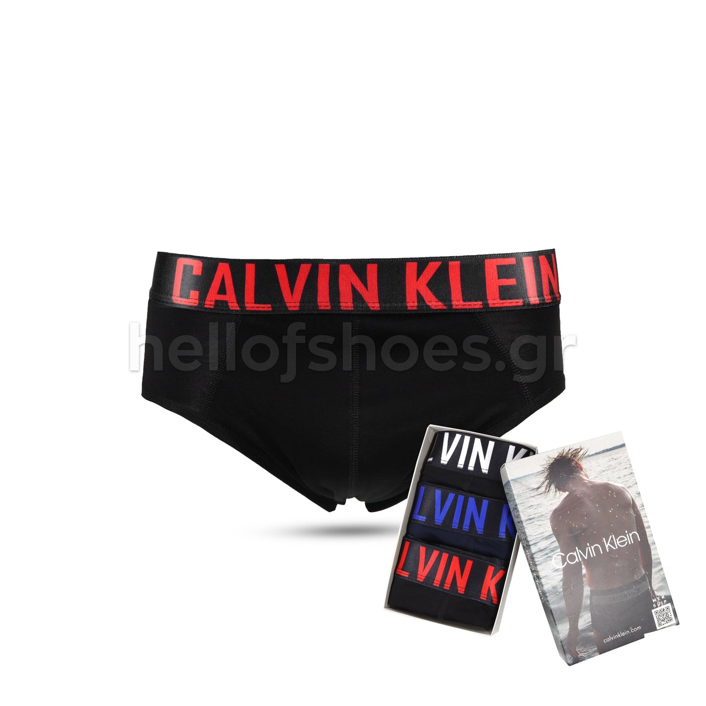 Ανδρικά Σλιπ Calvin Klein 3-Pack – Black Series - Hellofshoes
