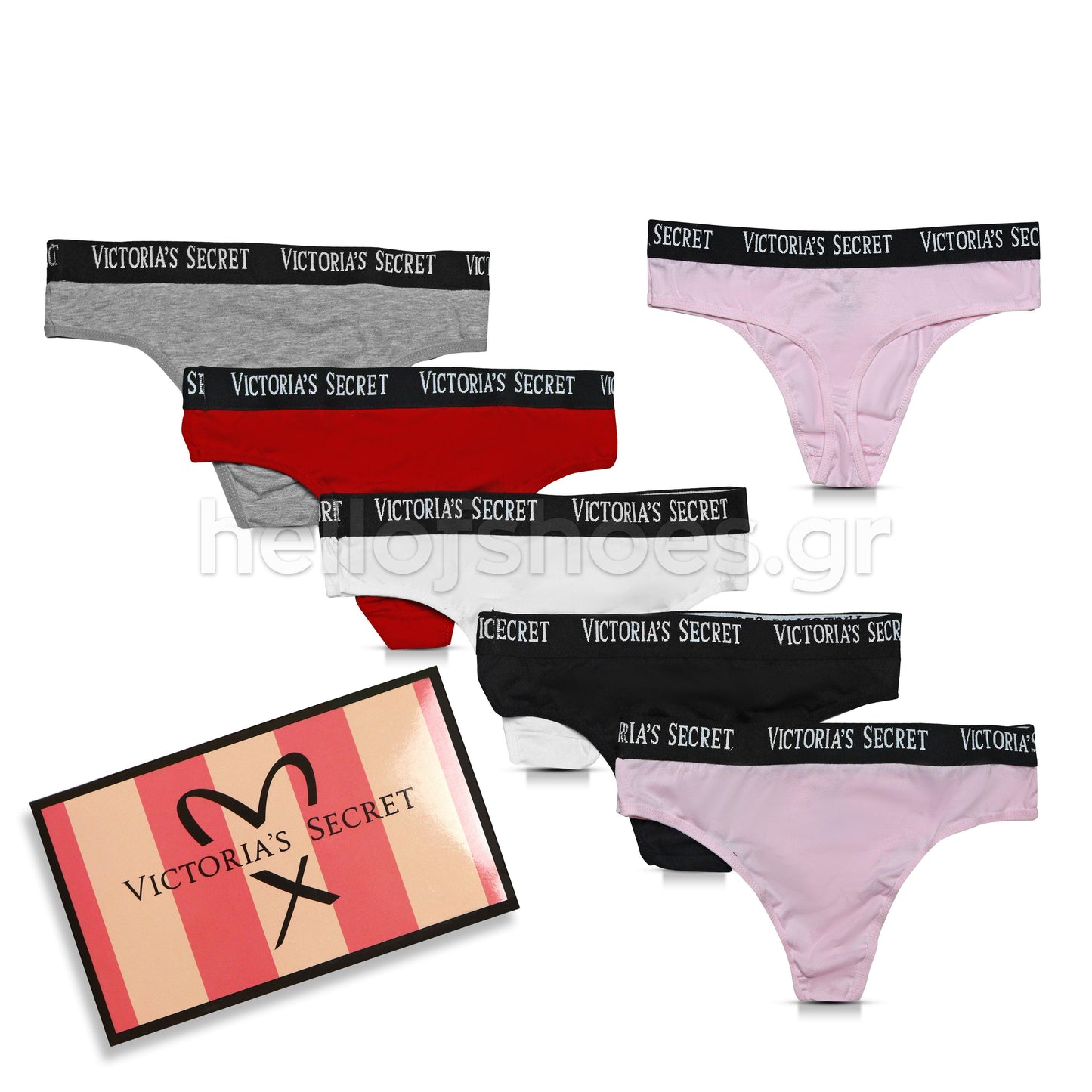 Victoria’s Secret thong 5 pack Γυναικεία εσώρουχα - Hellofshoes