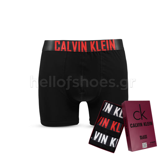 Ανδρικά Boxer Calvin Klein – 3 Pack – Black Series