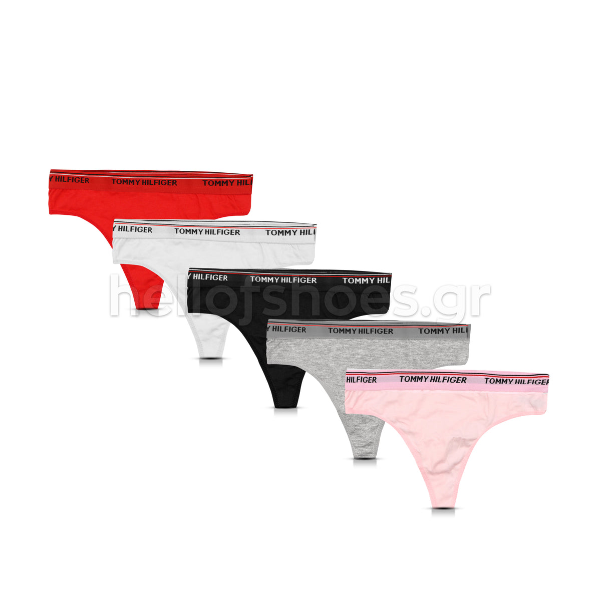 Tommy Hilfiger – Γυναικεία String Εσώρουχα 5 Τεμαχίων – Classic Colors